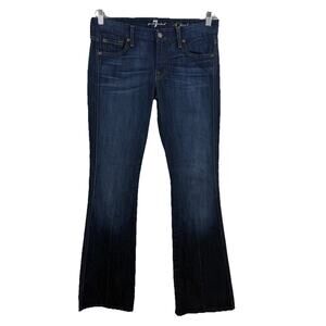 7 For All Mankind ‘A’ Pocket Jeans Women's 28 X 31 Bootcut Low Rise Western